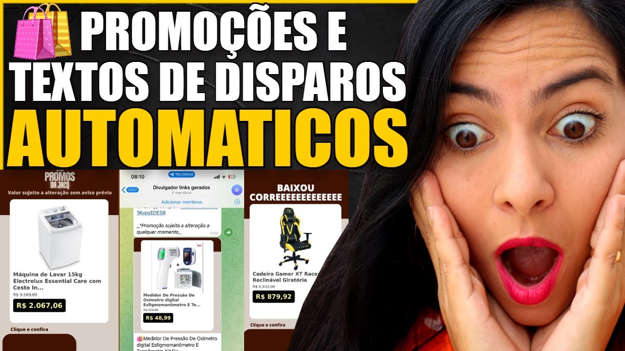 DIVULGADOR INTELIGENTE: Bot Divulgador De Links De Promoção De Grandes Lojas (Cria Tudo Sozinho)
