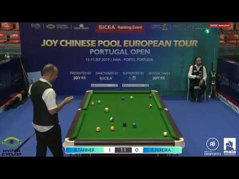 Ben Tanner VS Fabio Pereira - Last 16 - 2019 Joy Chinese Pool Euro Tour Portugal Open