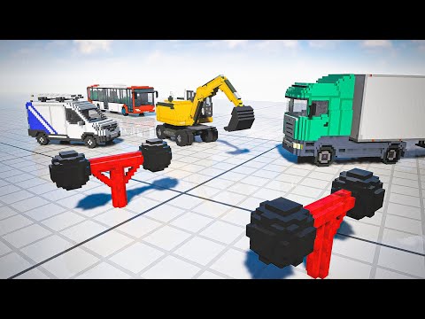 Cars vs Small Spinners | Teardown