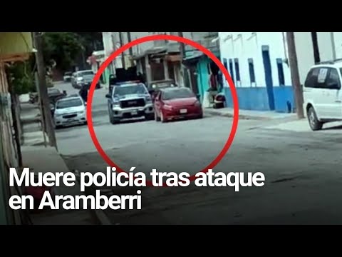 Muere policía tras ataque en Aramberri