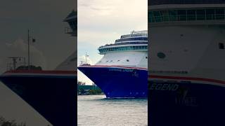 Carnival Legend Sets Sail from PortMiami 🛳️ #travel #vacation #cruise #dream