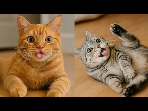 Pure Cuteness: Adorable Cats Being Their Silly Selves!"
