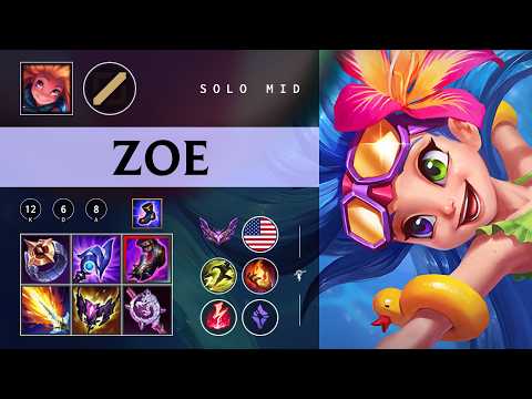 Zoe Mid vs Cassiopeia - NA Master Patch 26.04