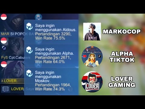 TOP GLOBAL MOSKOV ADU WR + ADU KILL, SIAPA YG MVP ?? - MOBILE LEGENDS