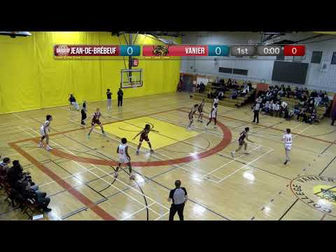RSEQ Basketball masculin 🏀 Jean-de-Brébeuf @ Vanier [1/31/2025]