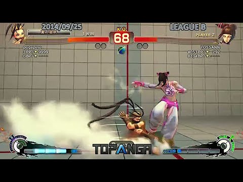 EX Pugera (Ibuki) vs Yossan (Juri) - USF4