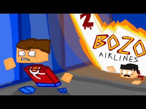 Plane crash in Blocksworld (Train crash in Blocksworld 2) By @D_LGND