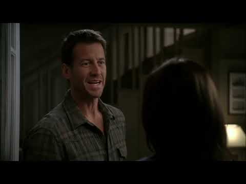 Susan gives Mike a "thank you for saving my life" gift