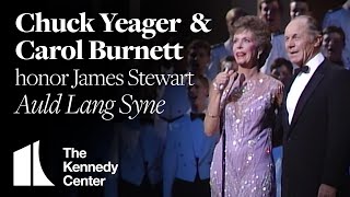 Chuck Yeager and Carol Burnett - Auld Lang Syne (James Stewart Tribute) - 1983 Kennedy Center Honors