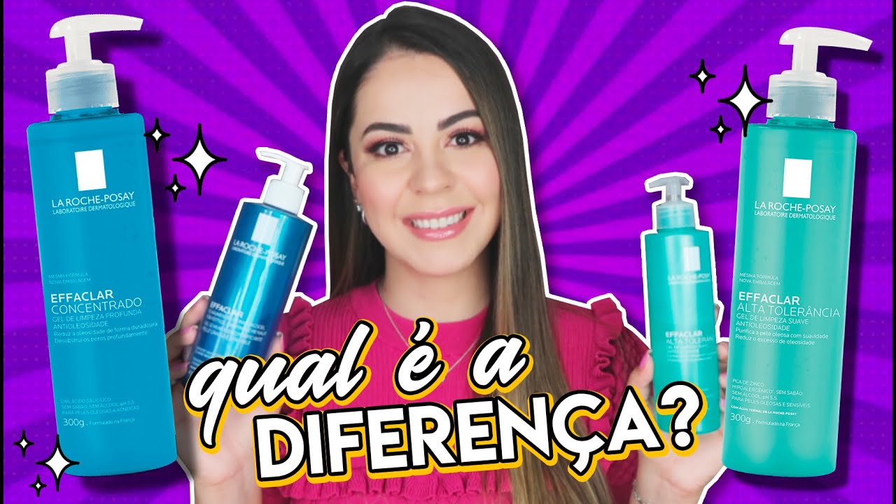 Qual é a diferença Effaclar Alta Tolerância Vs. Concentrado LA ROCHE POSAY  | Carol Ramos