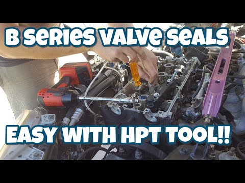 Changing honda valve seals HPT EASY TOOL b series b18b b20