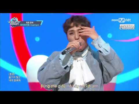 [VIETSUB] HIGHLIGHT - Plz don't be sad @ Comeback Stage - M COUNTDOWN 170323 EP.516