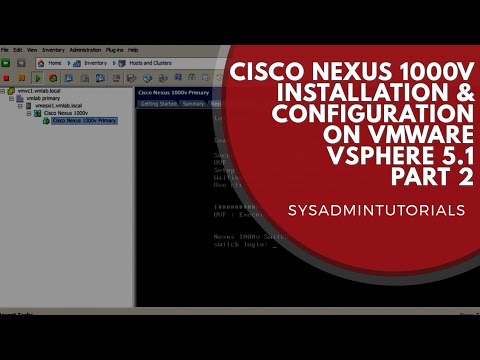 Cisco Nexus 1000v Install and Configure within VMware vSphere 5.1 - Part 2