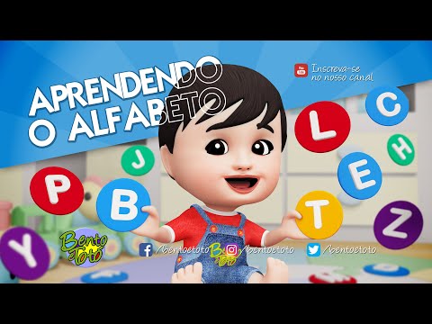 Capa de Bento e Totó - Aprendendo o Alfabeto (Desenho Infantil)
