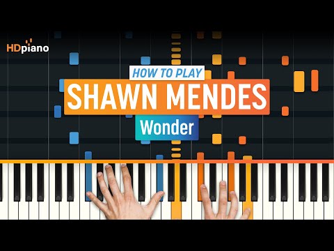 How to Play "Wonder" (Acoustic) by Shawn Mendes | HDpiano (Part 1) Piano Tutorial