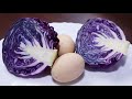 വൈലറ്റ് കാബേജും മുട്ടയും കൊണ്ട് കിടിലൻ തോരൻ ||Cabbage Egg Thoran || Cabbage Thoran