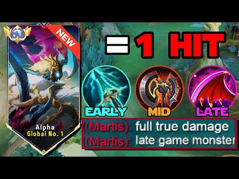 GLOBAL ALPHA LEGEND SKIN BEST META DESTROYER BUILD FOR 2025 IS FINALLY HERE‼️ (100% BROKEN)