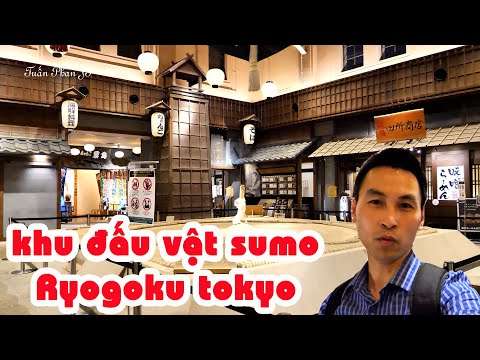 khu Đấu Vật Sumo Ryogoku Tóquio Nhật bản Có Gì @TuanPhanJP