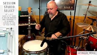 Video thumbnail for caixa Session Studio Select 14x 6,5 STS1465SC por André Gonzales by Pearl Brasil