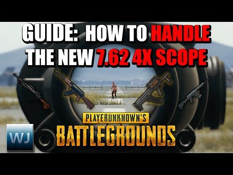 GUIDE: How to HANDLE the NEW 7.62 4X Scope (Aim points + Range Finder) - PUBG