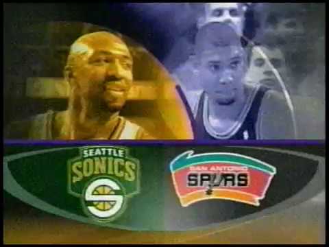Spurs vs. SuperSonics - ESPN NBA 2Night Highlights (2002)