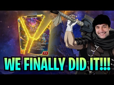WE FINALLY DID IT! - 0 STAR CHALLENGE! AURELION SOL | Legends of Runeterra
