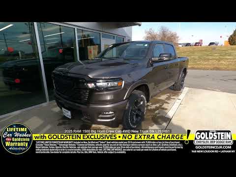 2025 RAM 1500 Big Horn Crew Cab 4WD New Truck Stk L251R61