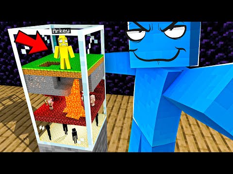 I Trapped My Friend in a TINY Minecraft World..