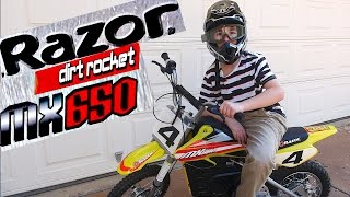Razor MX 650 Dirt Rocket with Robert-Andre!