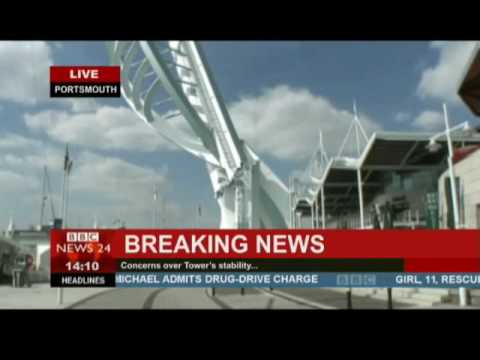 Footage of the Spinnaker Tower Collapsing!!!