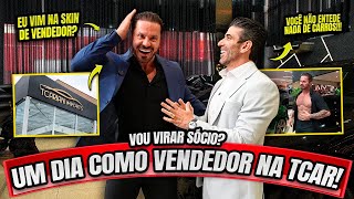 UM DIA SENDO VENDEDOR NA LOJA DO TCAR - E JÁ FIZ MINHA PRIMEIRA VENDA!!!