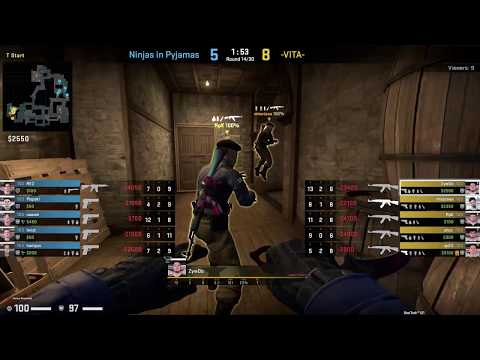 CS:GO POV Demo Vitality ZywOo (29/18) vs NiP (de_inferno)