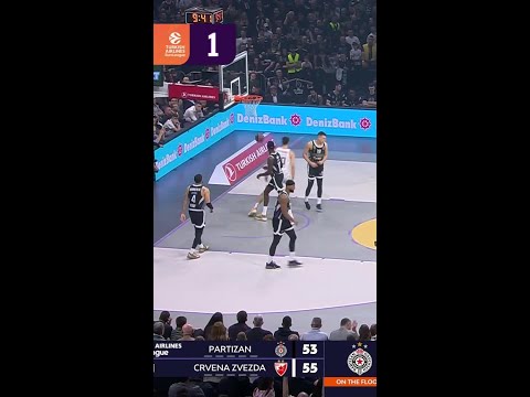 Top 3 Dunks from Partizan vs. Crvena Zvezda