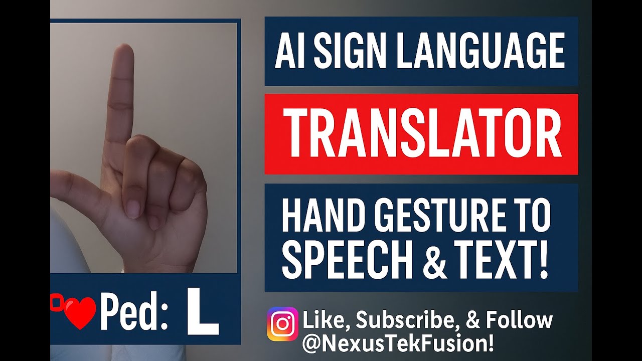 Sign Language to Voice & Text Translator | OpenCV + Keras + PyQt5 Project | AI Translator 2025