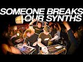 we play music until someone breaks our synths