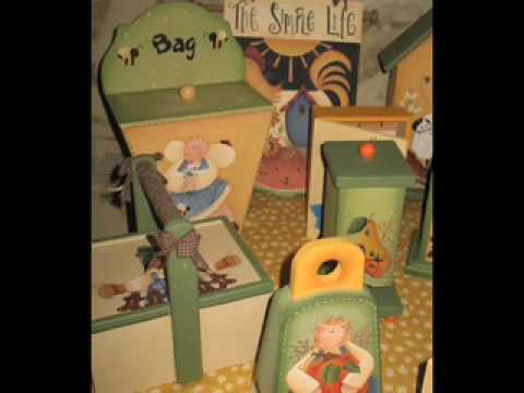 Country painting in country house