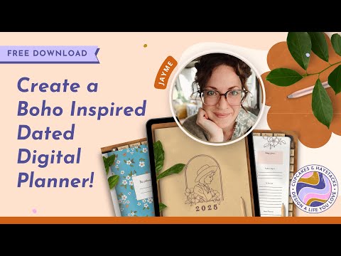 Create A Boho Chic Planner With Free Compositionlabels