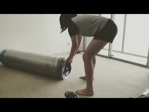 Testing out the Koala mattress