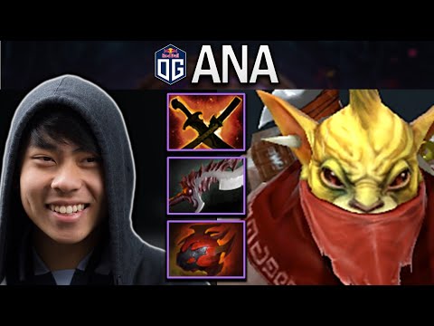 OG.ANA SMURF BOUNTY HUNTER WITH SNY-TARASQUE - DOTA 2 7.29 GAMEPLAY