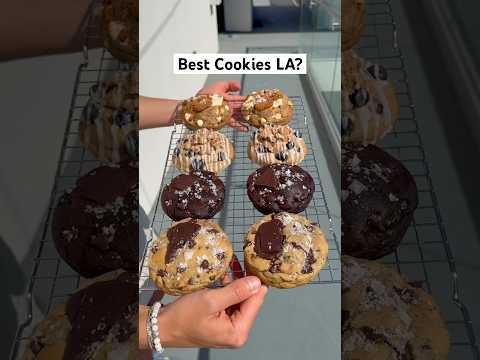 Trying what people say are the best new cookies in LA PT. 1 📍baked so cal #cookies #food