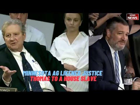 Minnesota AG Keith Ellison calling Justice Thomas to a house slave, Amendment passed Kennedy & Cruz