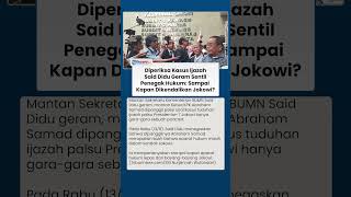 Said Didu Geram! Blak-blakan Sentil Keras Penegak Hukum: Sampai Kapan Aparat Dikendalikan Jokowi