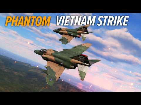 Vietnam War F-4 Phantom Wild Weasel Mission | DCS World