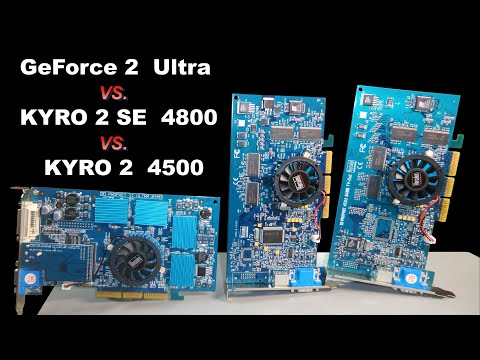 Nvidia GeForce 2 Ultra vs PowerVR KYRO 2 SE 4800 vs 4500