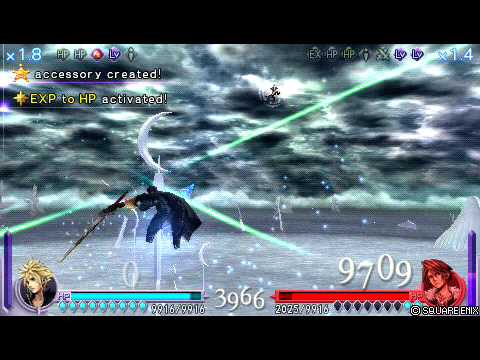 Dissidia Final Fantasy - Cloud (Luther) vs Squall (Soren)