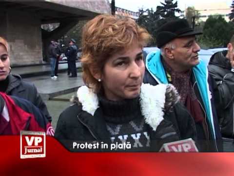 Protest în piață