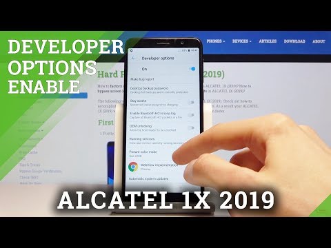How to Open Developer Options in ALCATEL 1X 2019 – Advanced Settings