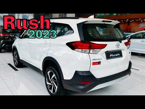 New 2023 Toyota Rush 7 Seater SUV 1.5 L FWD - Toyota Rush White Color Exterior and Interior