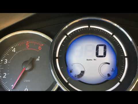 Renault Fluence acceleration test/1.5 dCi 90 hp
