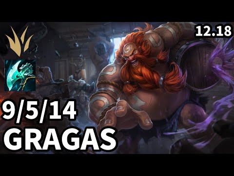 Gragas Jungle vs Karthus - Ranked Master - Patch KR 12.18